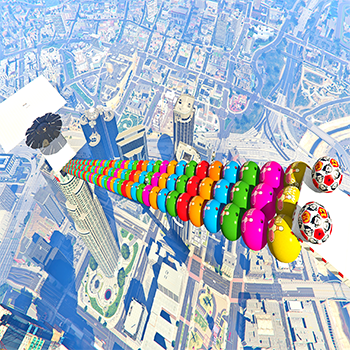 GTA V EPIC STUNT MEGA RAMP